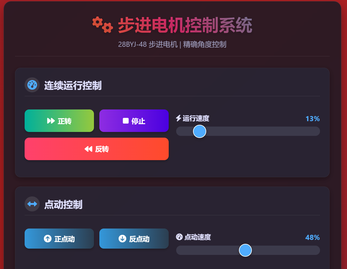 ESP8266控制8BYJ48步进电机